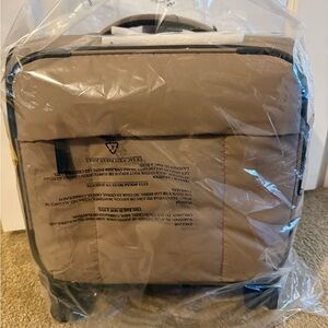 Luka Soft-Sided Mini Carry-On Luggage in Chocolate